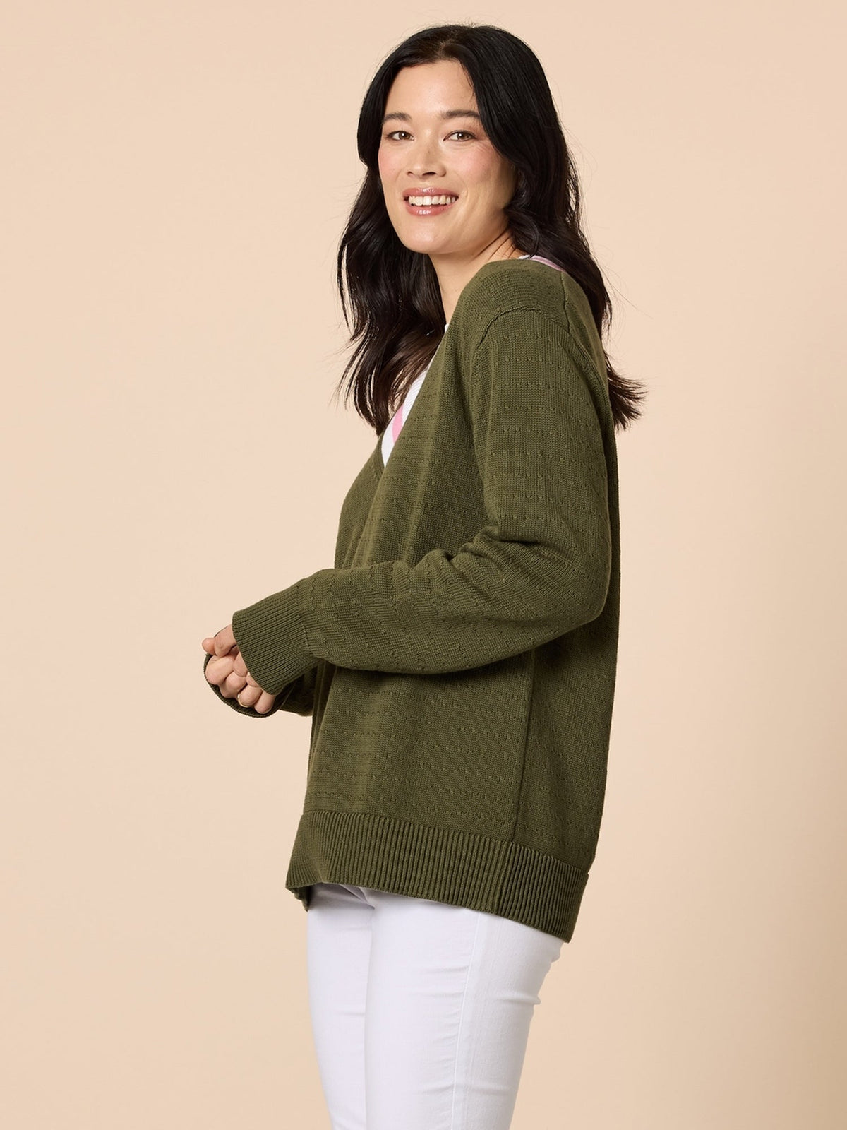 Gordon Smith Princeton Jumper (Khaki)