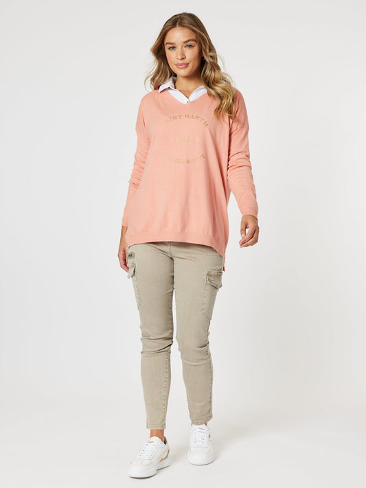 Threadz Saint Barth Knit (Coral)