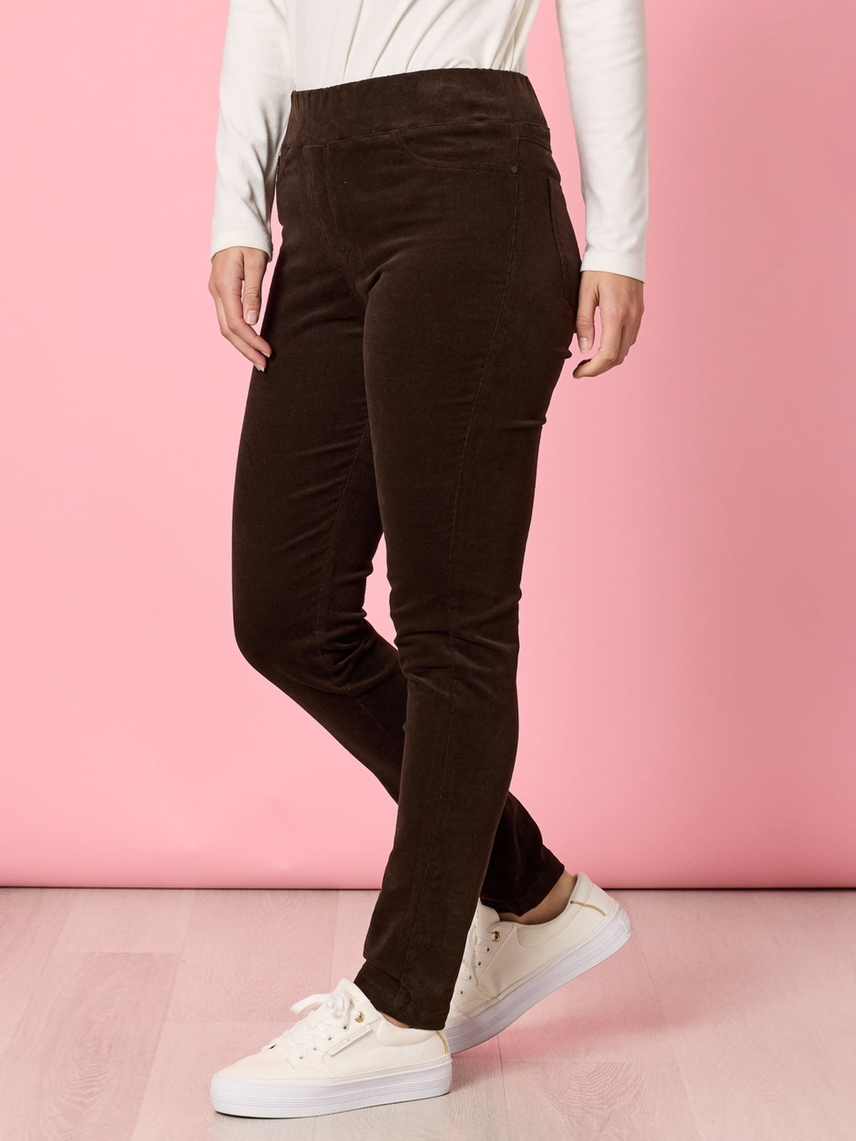 Gordon Smith Harper Slim Leg Cord Pant (Coffee)