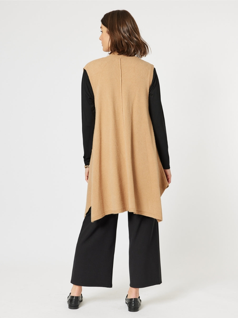 Clarity Casa Knit Vest (Caramel)