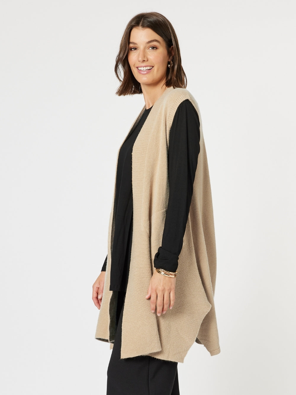 Clarity Casa Knit Vest (Natural)