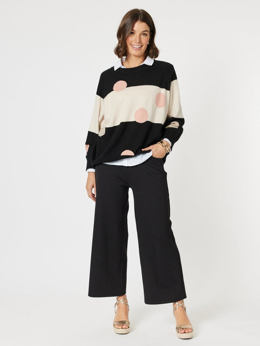 Clarity Moonlight Knit (Black/Natural)