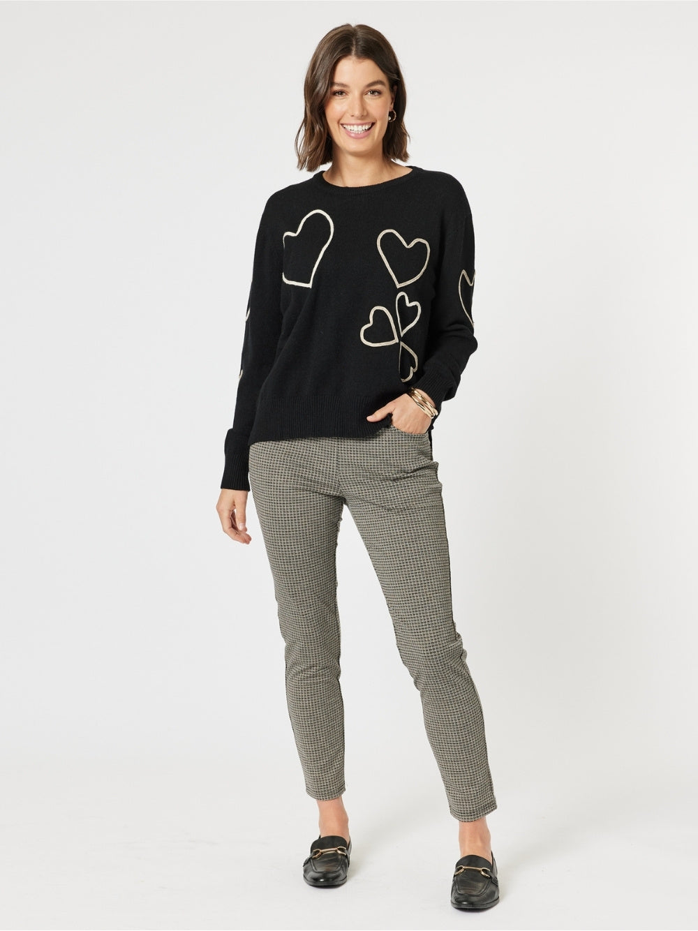 Clarity Ava Pant (Natural/Black)