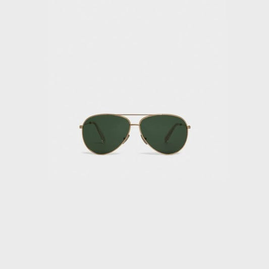 Image of Sunglasses. Productname: CELINE Metal Frame 02 Sun in GREEN colour by brand - CELINE