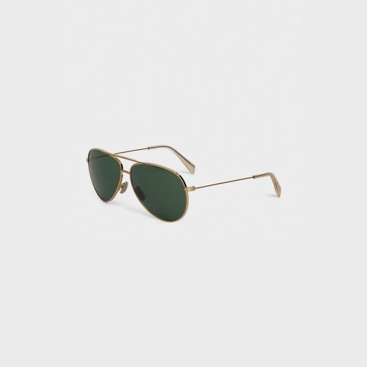 CELINE Metal Frame 02 Sun (Green)