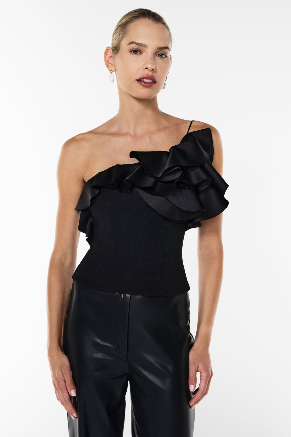 Artful Bouquet Bustier (Black)