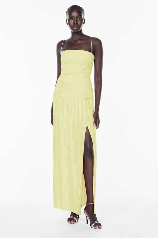 Image of Dresses. Productname: Royal Debut Dress in LEMON colour by brand - Manning Cartell
