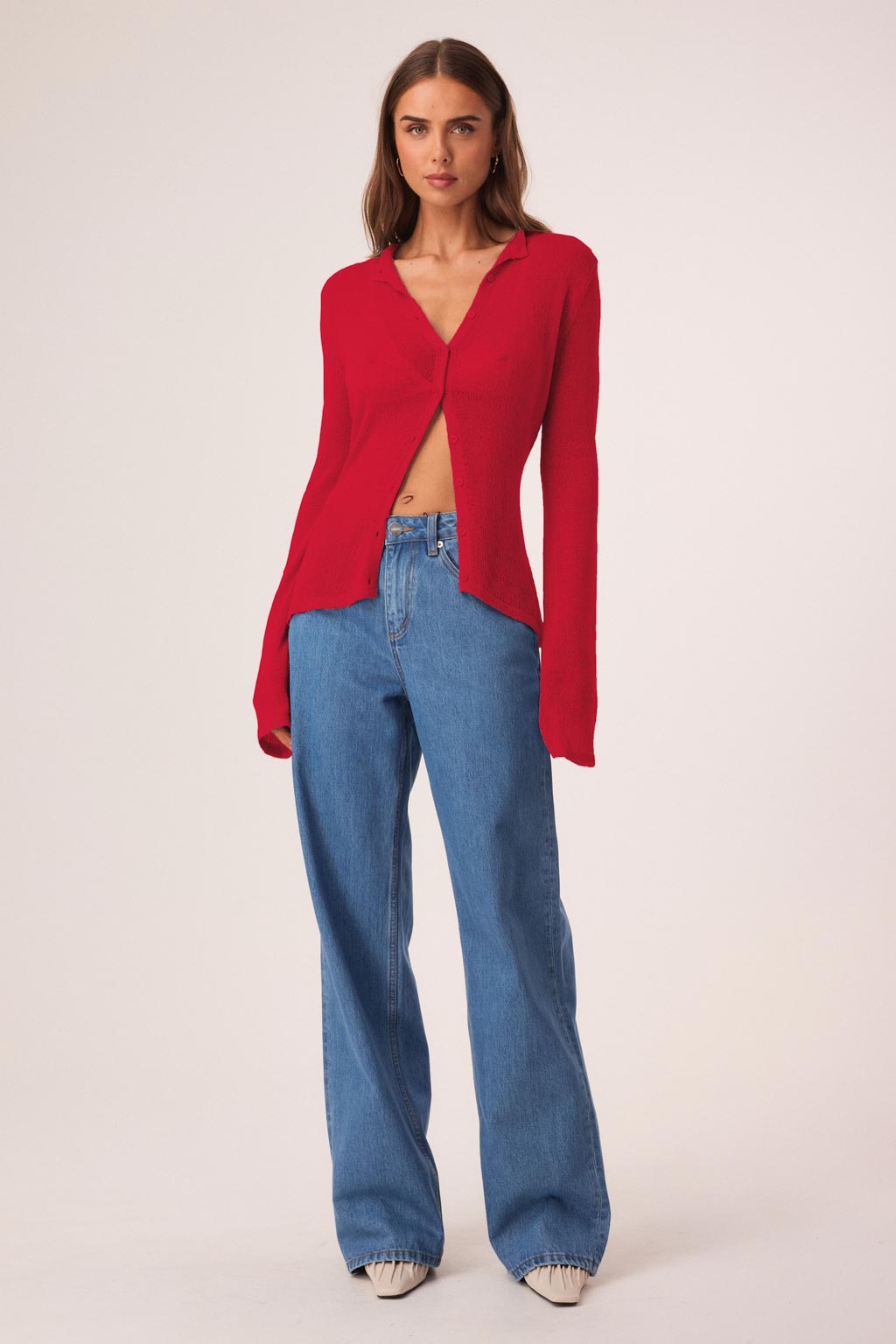 SNDYS HADLEY CARDIGAN (Red)