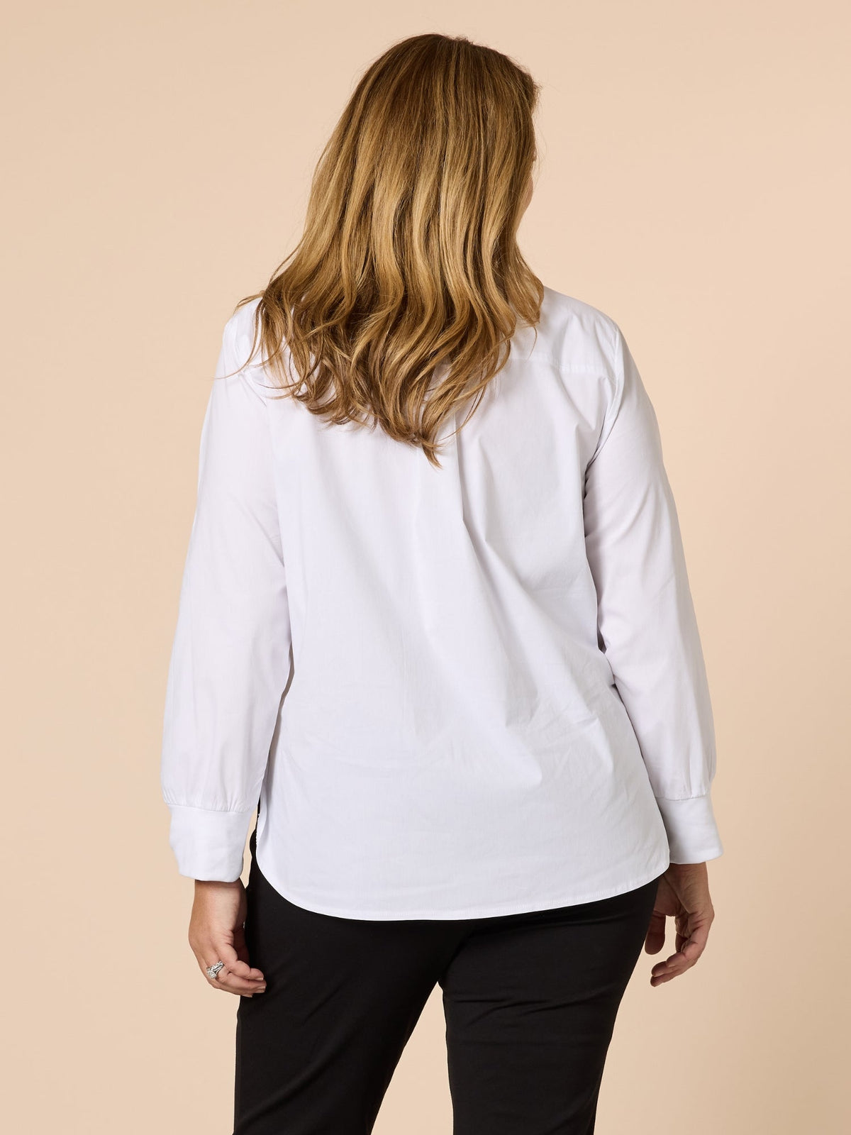 Threadz City Rib Cuff Shirt (White)