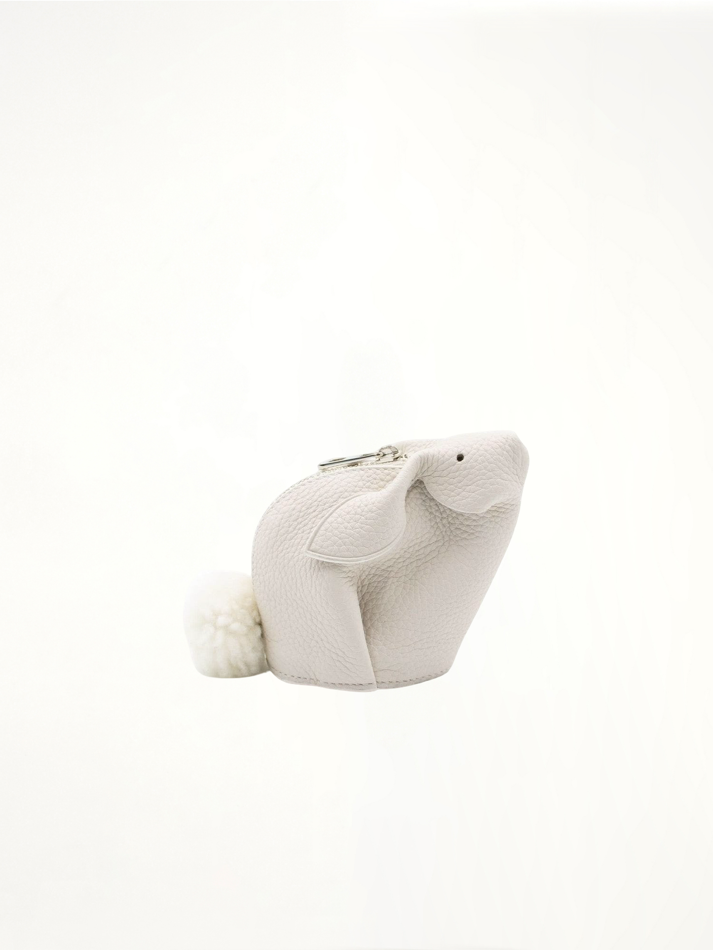 Image of Wallets & Money Clips. Product name - Bunny Coin Purse in White colour by brand - LOEWE