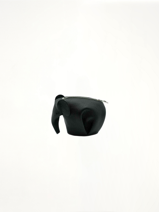 Image of Keychains. Product name - Elephant Charm in Black colour by brand - LOEWE