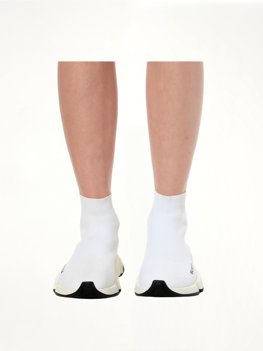 BALENCIAGA Logo Speed Sneaker (White)