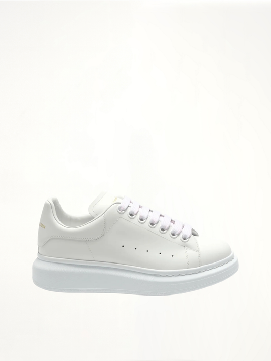 Image of Sneakers. Product name - Larry Oversized Sneakers in White colour by brand - ALEXANDER MCQUEEN