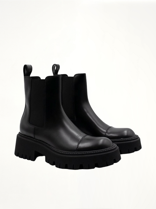BALENCIAGA Tractor Ankle Boots (Black)