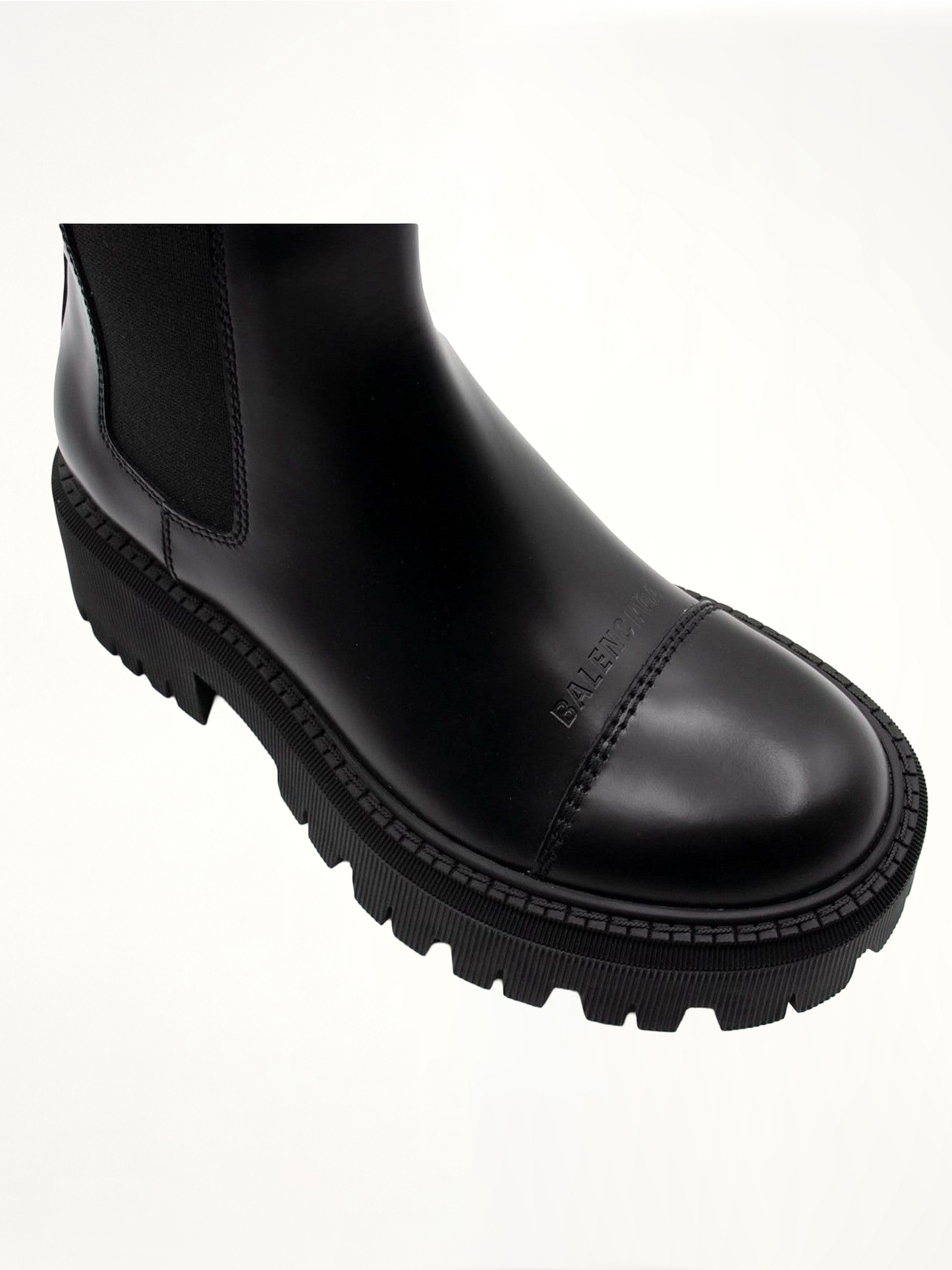 BALENCIAGA Tractor Ankle Boots (Black)