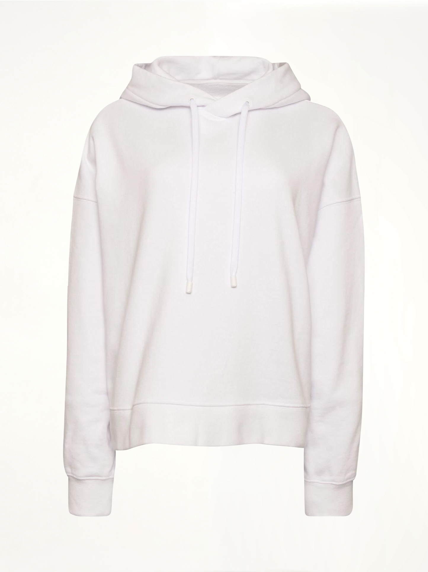 Image of a model wearing Outerwear. Productname: MAISON MARGIELA Aids Charity Hoodie in WHITE colour by brand - MAISON MARGIELA