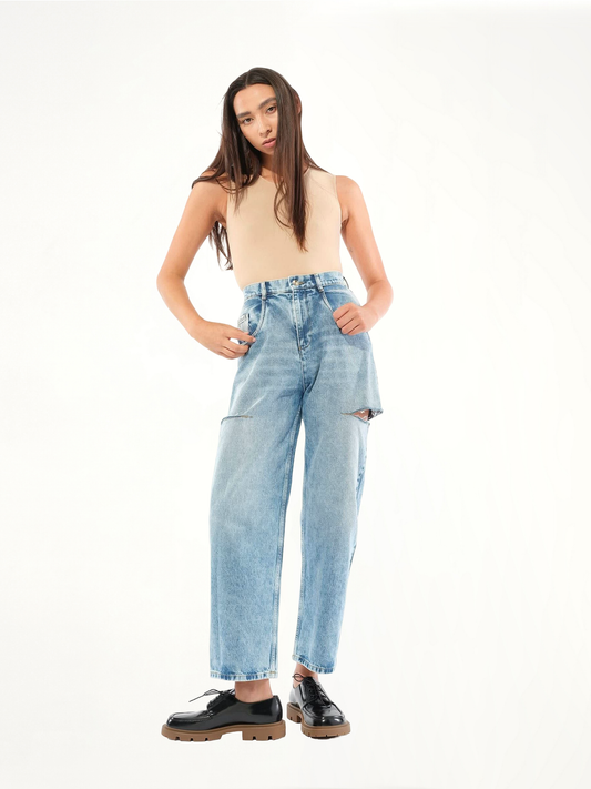 MAISON MARGIELA Sleeveless Bodysuit (Pink)