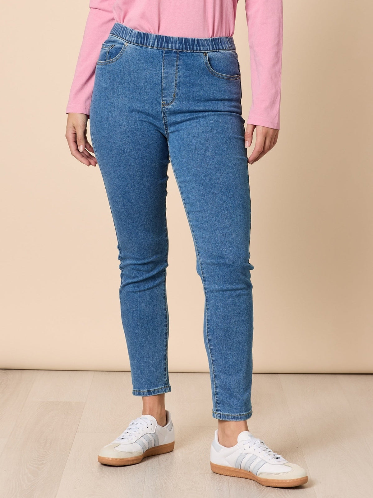 Image of Jeans. Product name - Chicago Jean Denim in Denim colour by brand - Threadz
