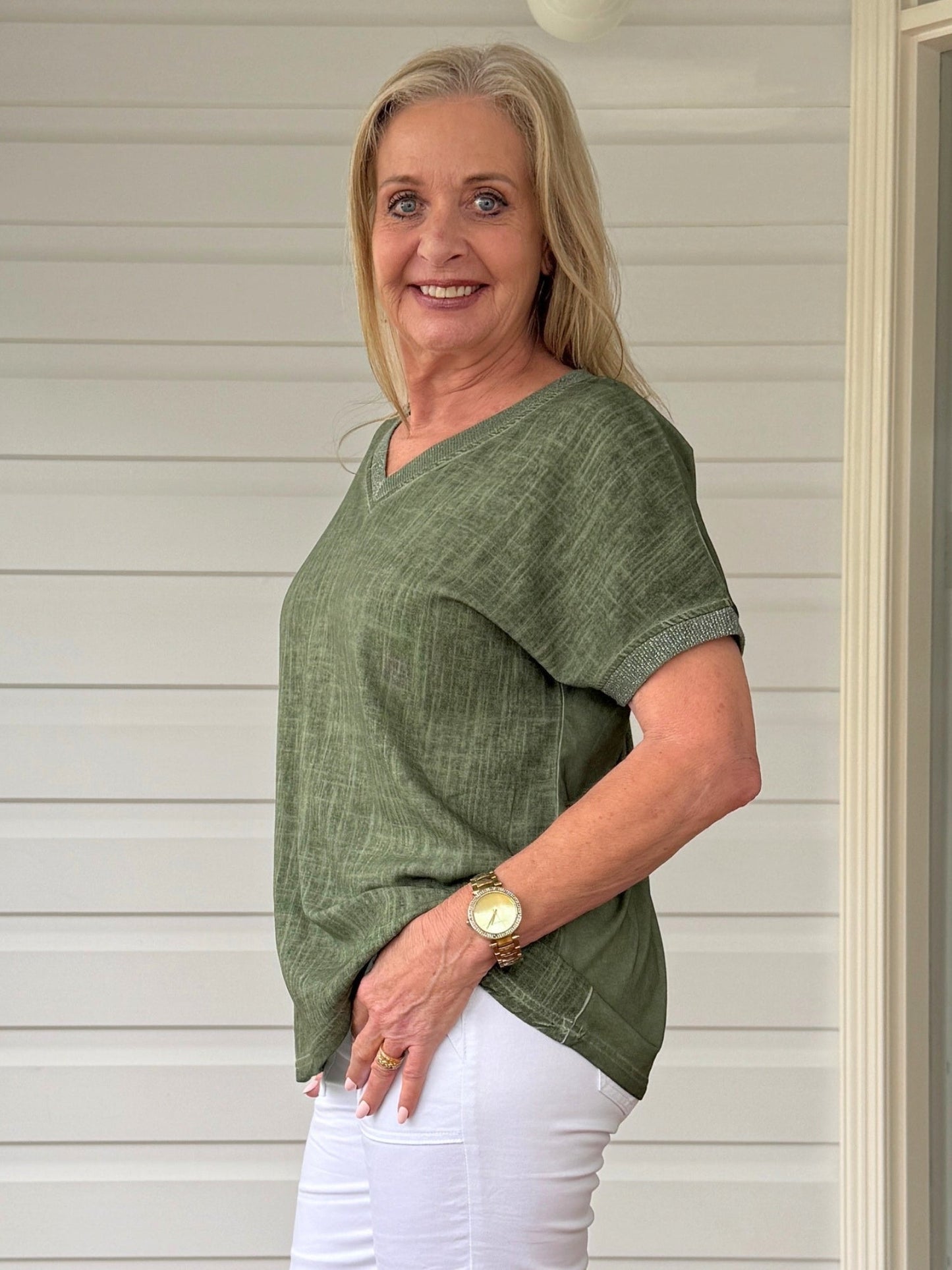 Threadz Sienna Top (Olive)