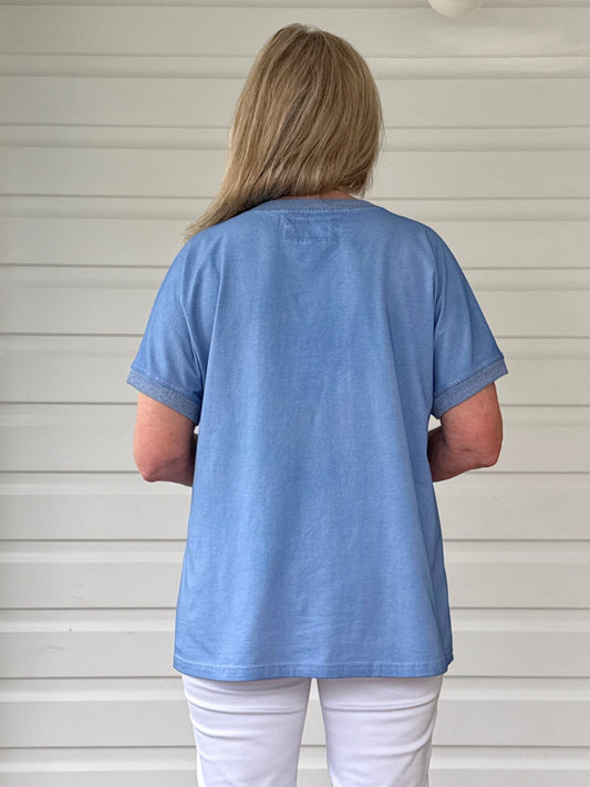 Threadz Sienna Top (Sky Blue)