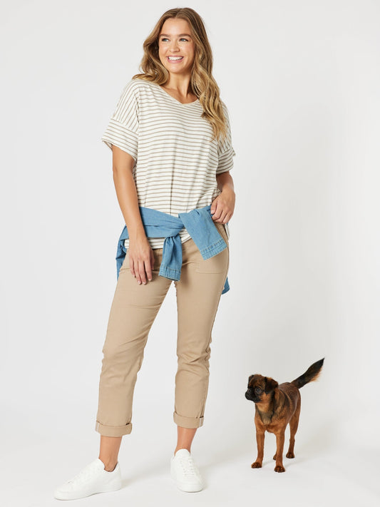 Threadz New Isabella Pant (Nutmeg)