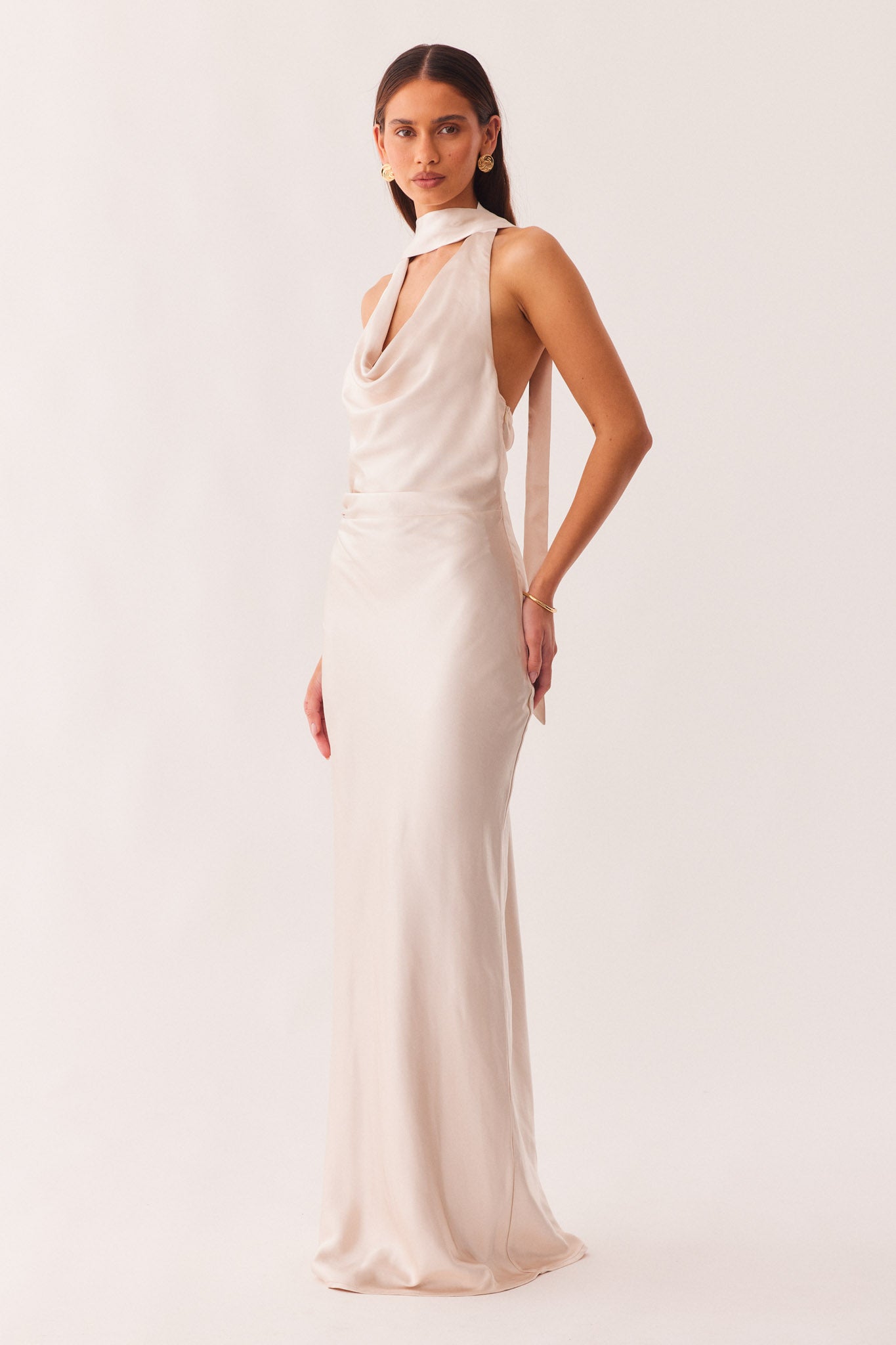 SNDYS ROSANNA MAXI DRESS (Champagne)