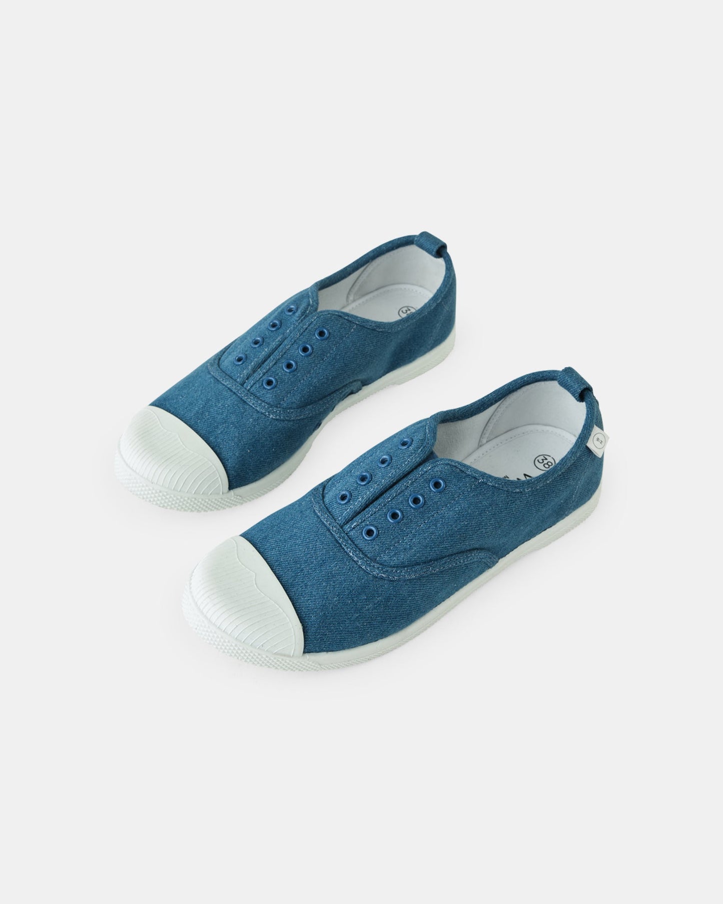 Walnut Melbourne Euro Canvas Plimsole (Denim)