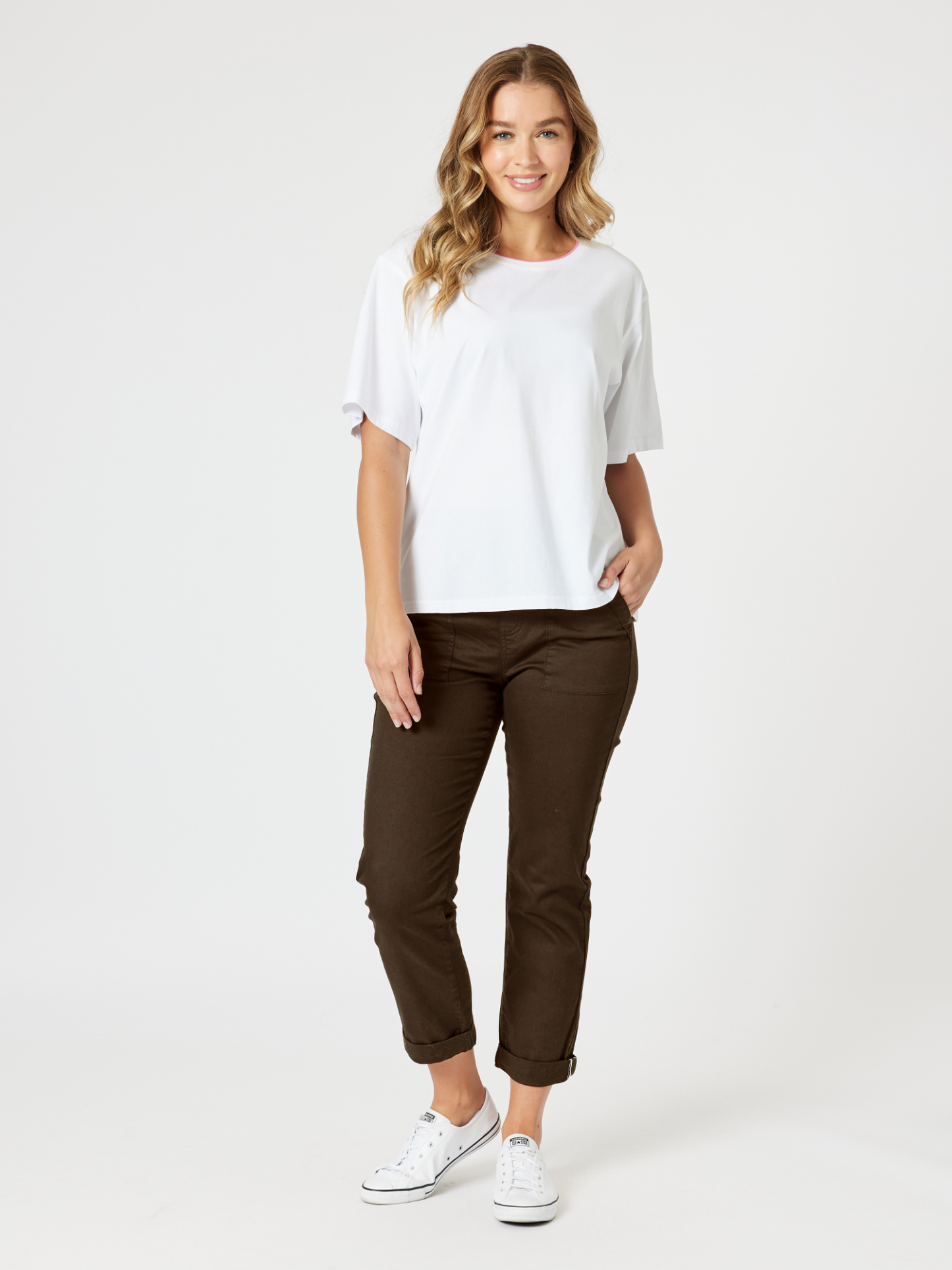 Threadz New Isabella Pant (Chocolate)
