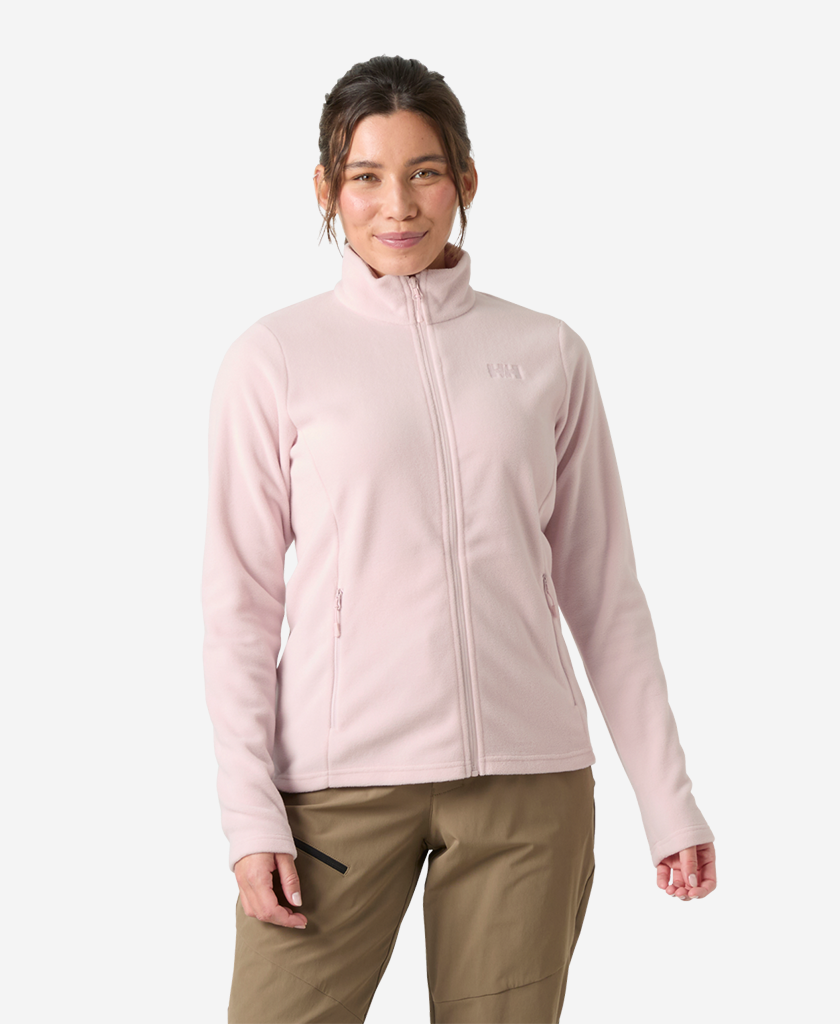 Image of a model wearing Outerwear. Product name - W DAYBREAKER FLEECE JACKET, Pinkshake in Pinkshake colour by brand - Helly Hansen