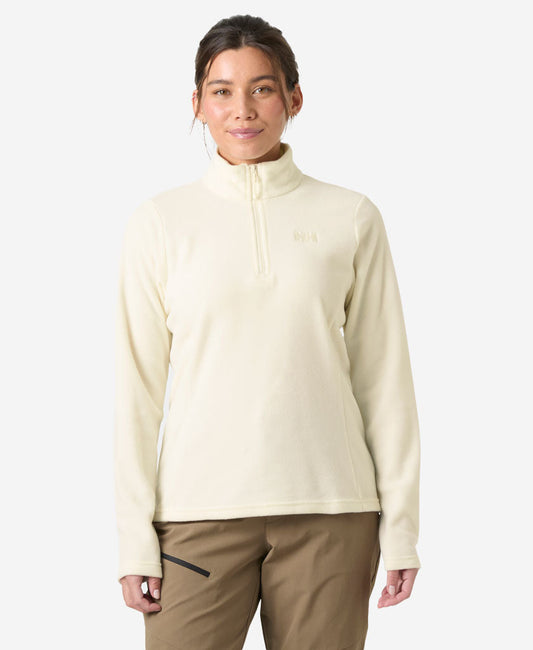 Image of Coats & Jackets. Product name - W DAYBREAKER 1/2 ZIP FLEECE, Snow in Snow colour by brand - Helly Hansen