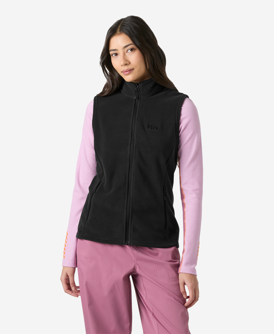 Image of Coats & Jackets. Product name - W DAYBREAKER FLEECE VEST, Black in Black colour by brand - Helly Hansen