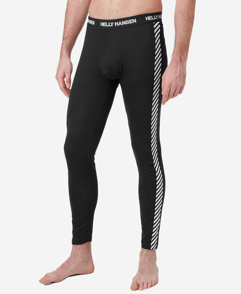 Image of a model wearing Pants. Product name - HH LIFA PANT, Black in Black colour by brand - Helly Hansen