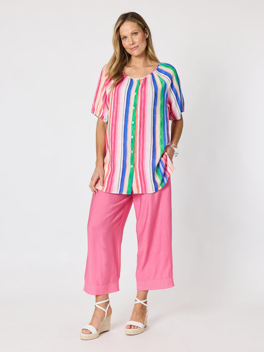 Clarity Top Stitch Pant (Candy)