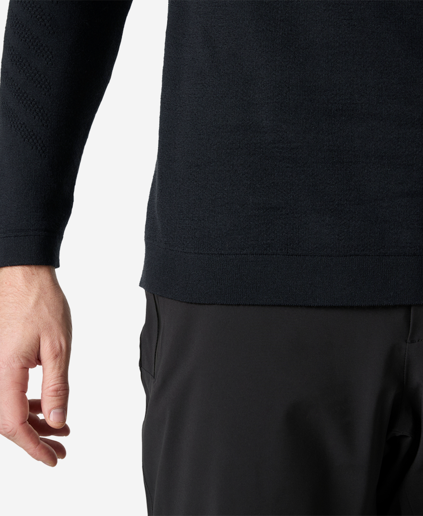 Helly Hansen LIFA MERINO KNITEVO CREW (Black)