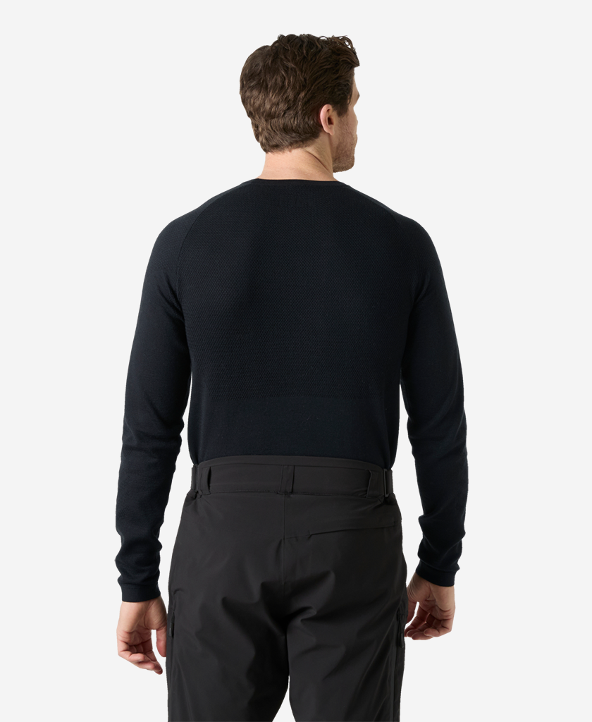 Helly Hansen LIFA MERINO KNITEVO CREW (Black)