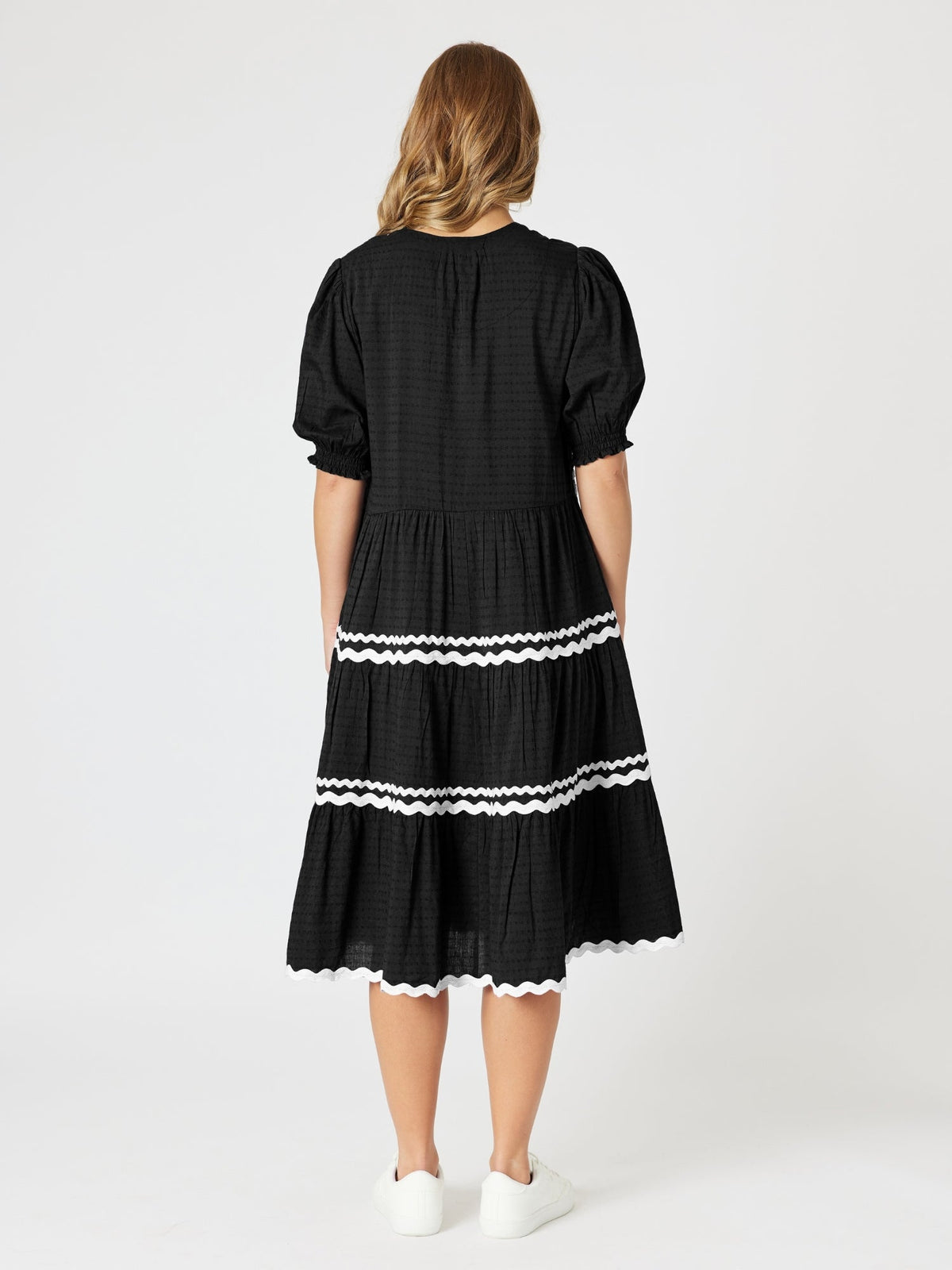 Threadz Ric Rac Dress (Black)