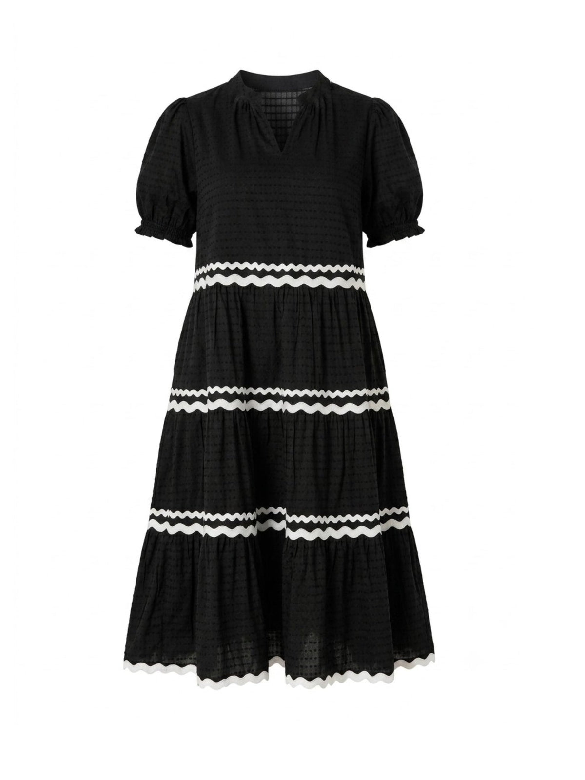 Threadz Ric Rac Dress (Black)