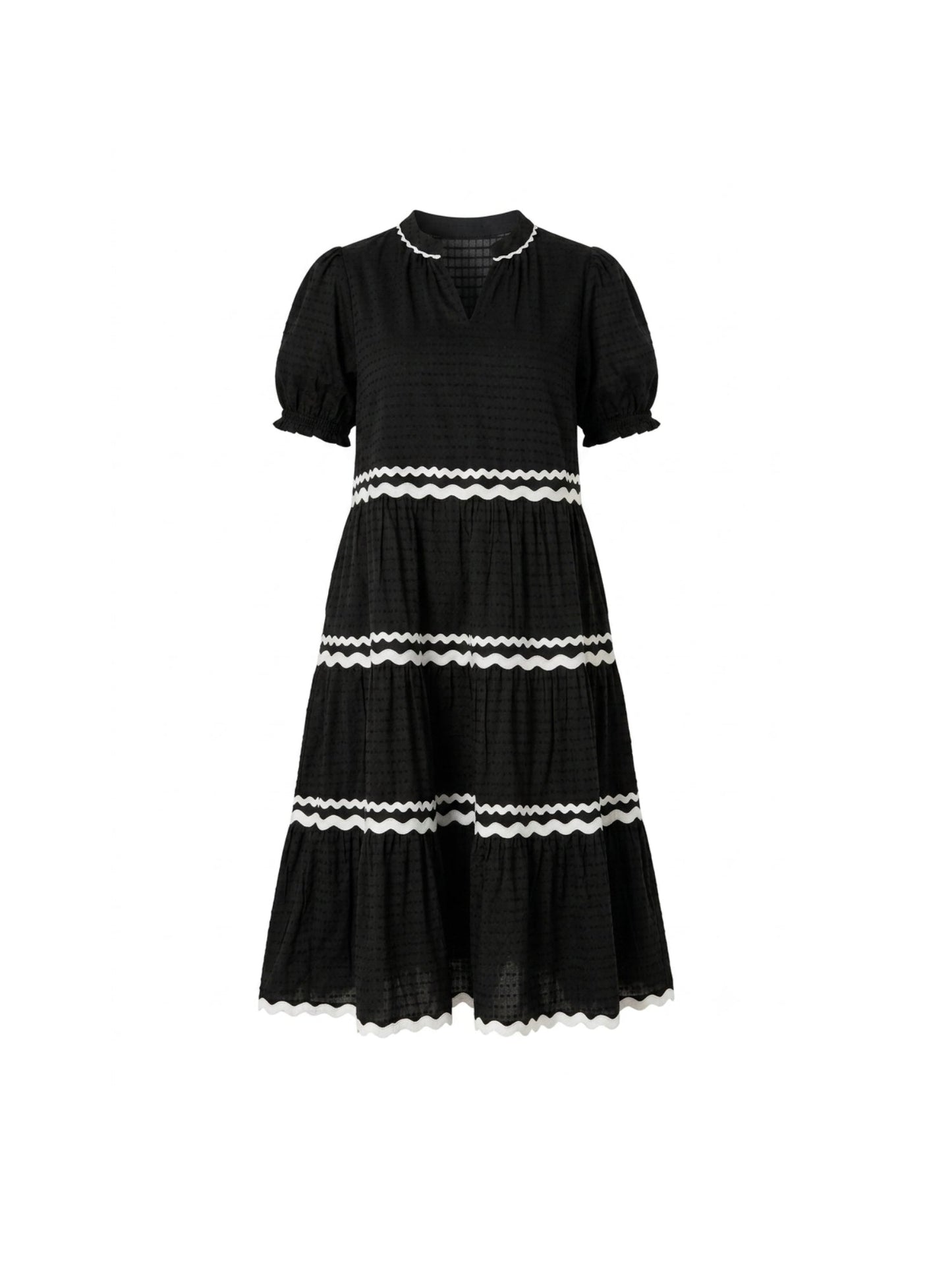 Threadz Ric Rac Dress (Black)