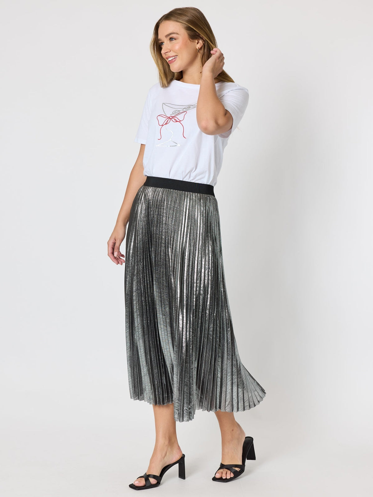 Threadz Martini Print Tee (White)