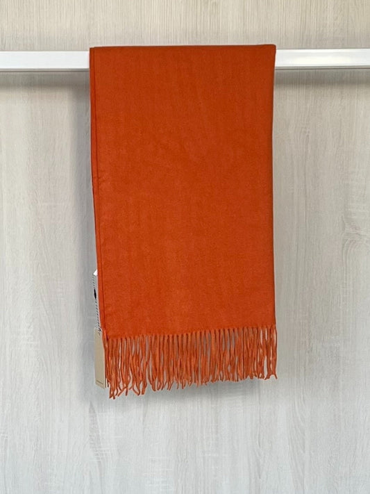Image of Scarves & Shawls. Product name - Cosy Fringe Scarf Sunset in Sunset colour by brand - Threadz