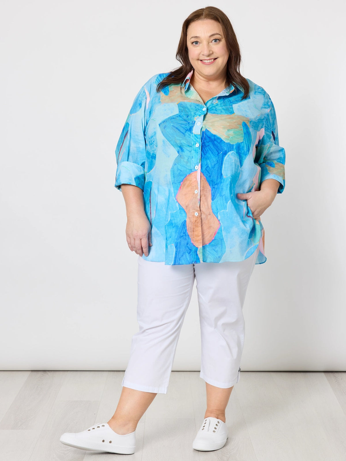 Threadz Grazia Mio Caro Shirt (Blue)