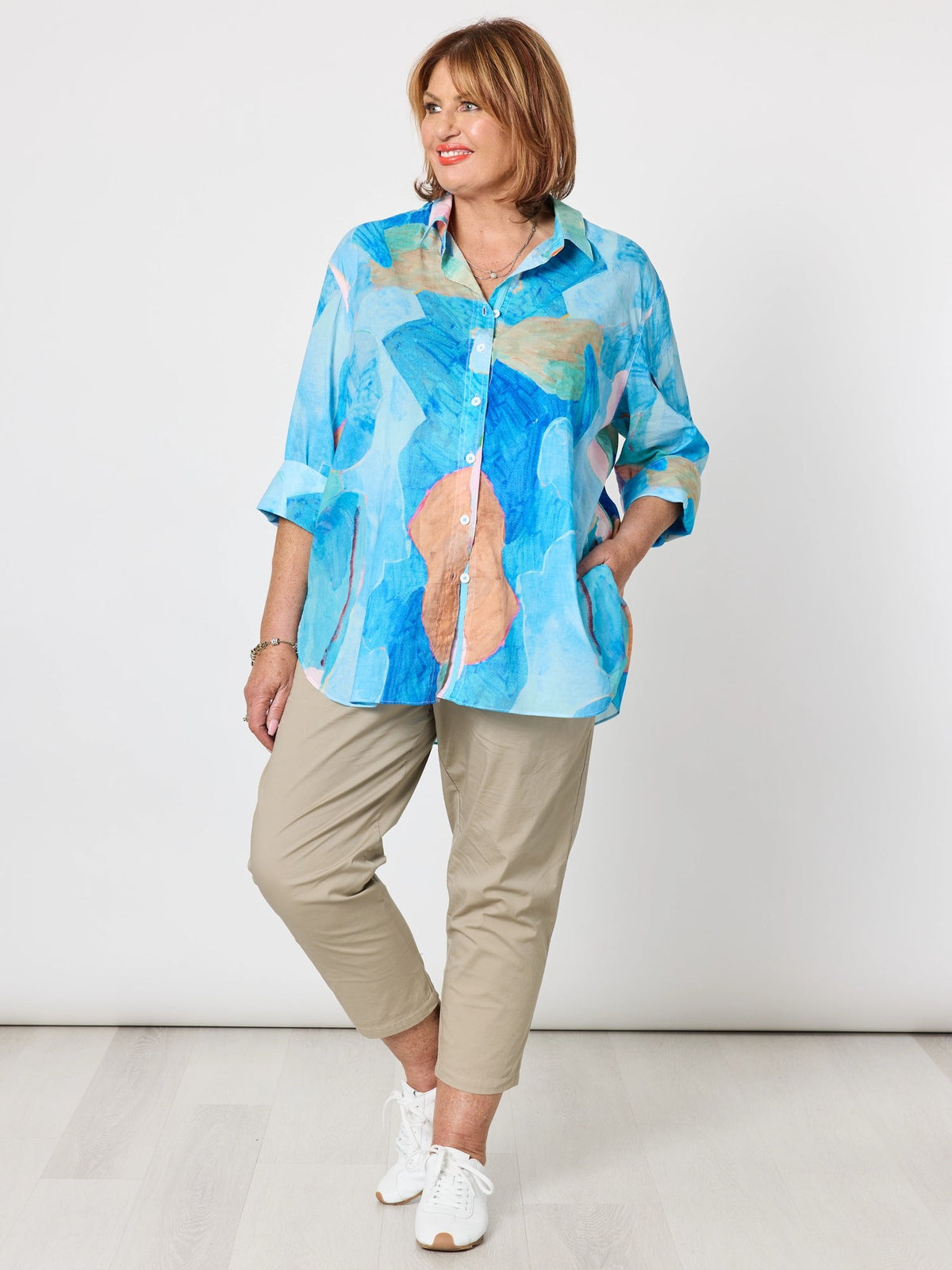 Threadz Grazia Mio Caro Shirt (Blue)