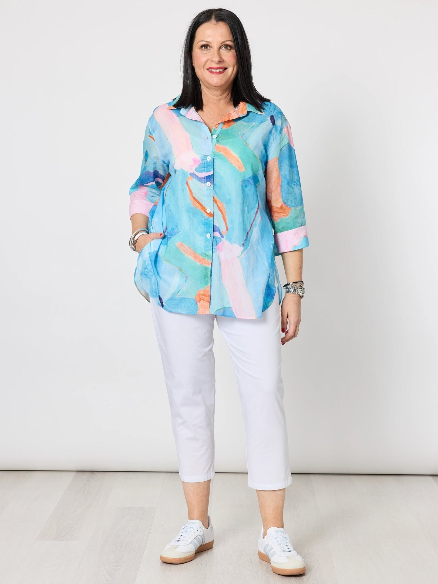 Threadz Grazia Mio Caro Shirt (Blue)