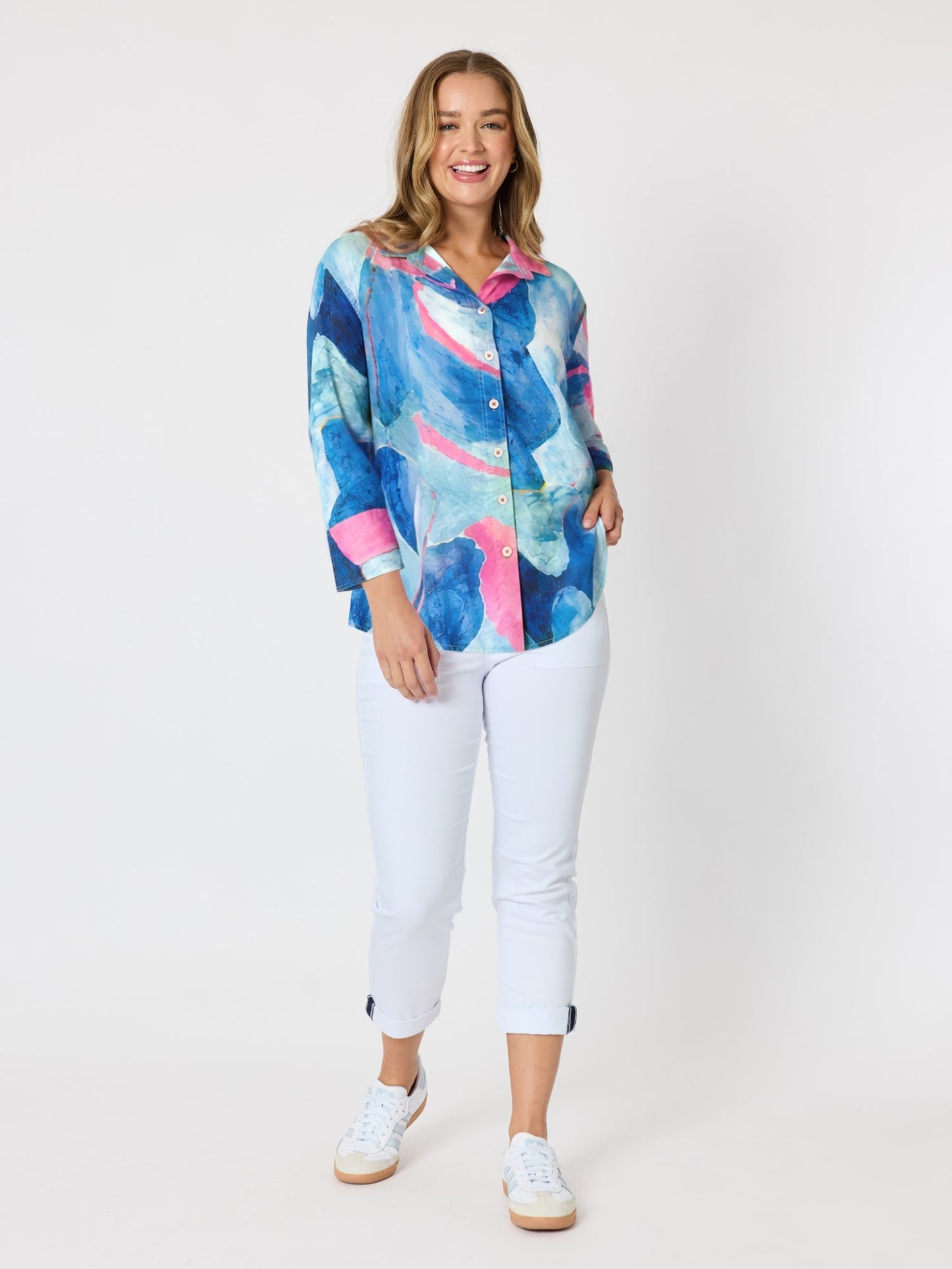 Threadz Grazia Mio Caro Shirt (Navy)