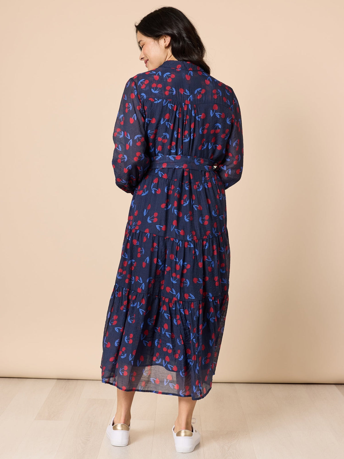 Gordon Smith Cherry Delight Dress (Navy/Red)
