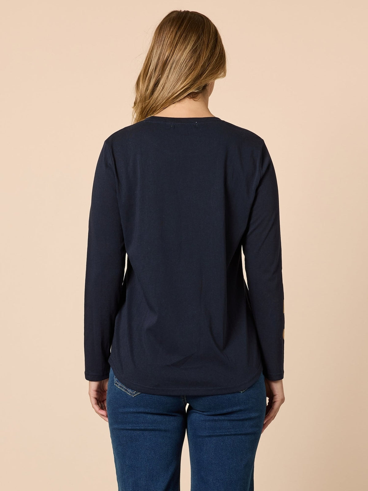 Threadz Hearts Square Tee (Navy)