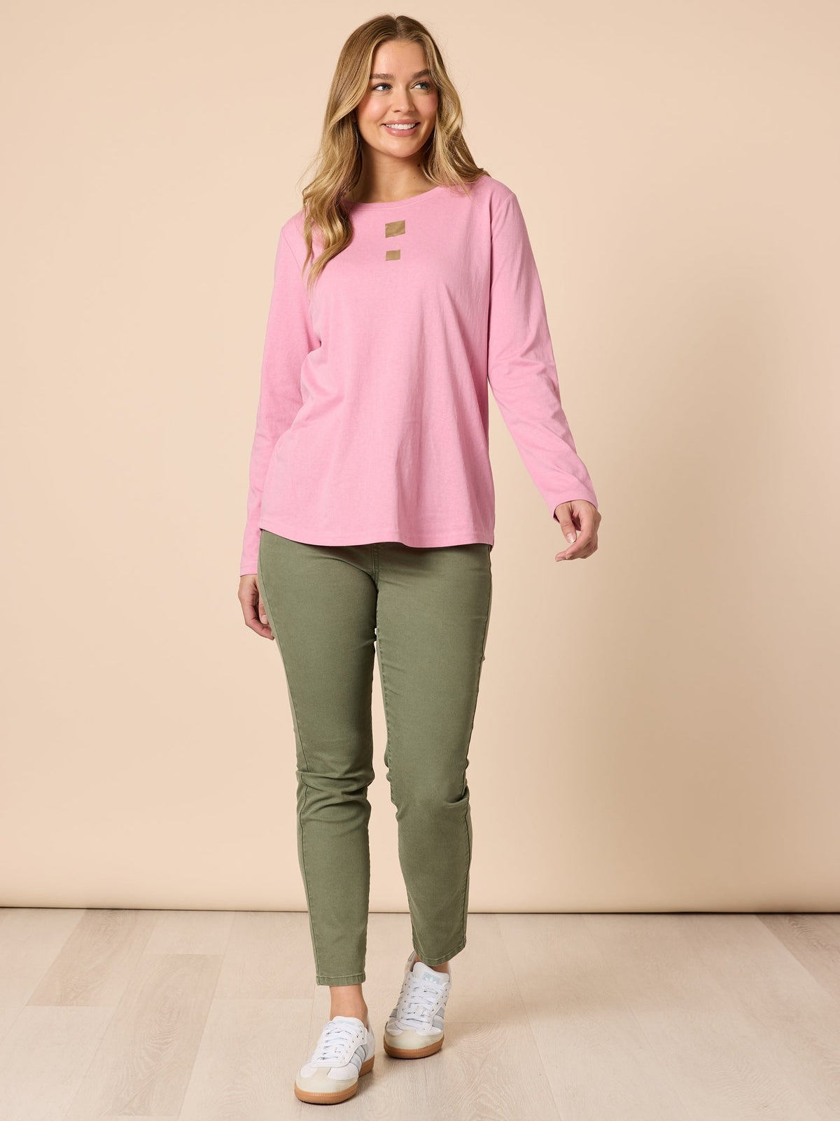 Threadz Hearts Square Tee (Pink)