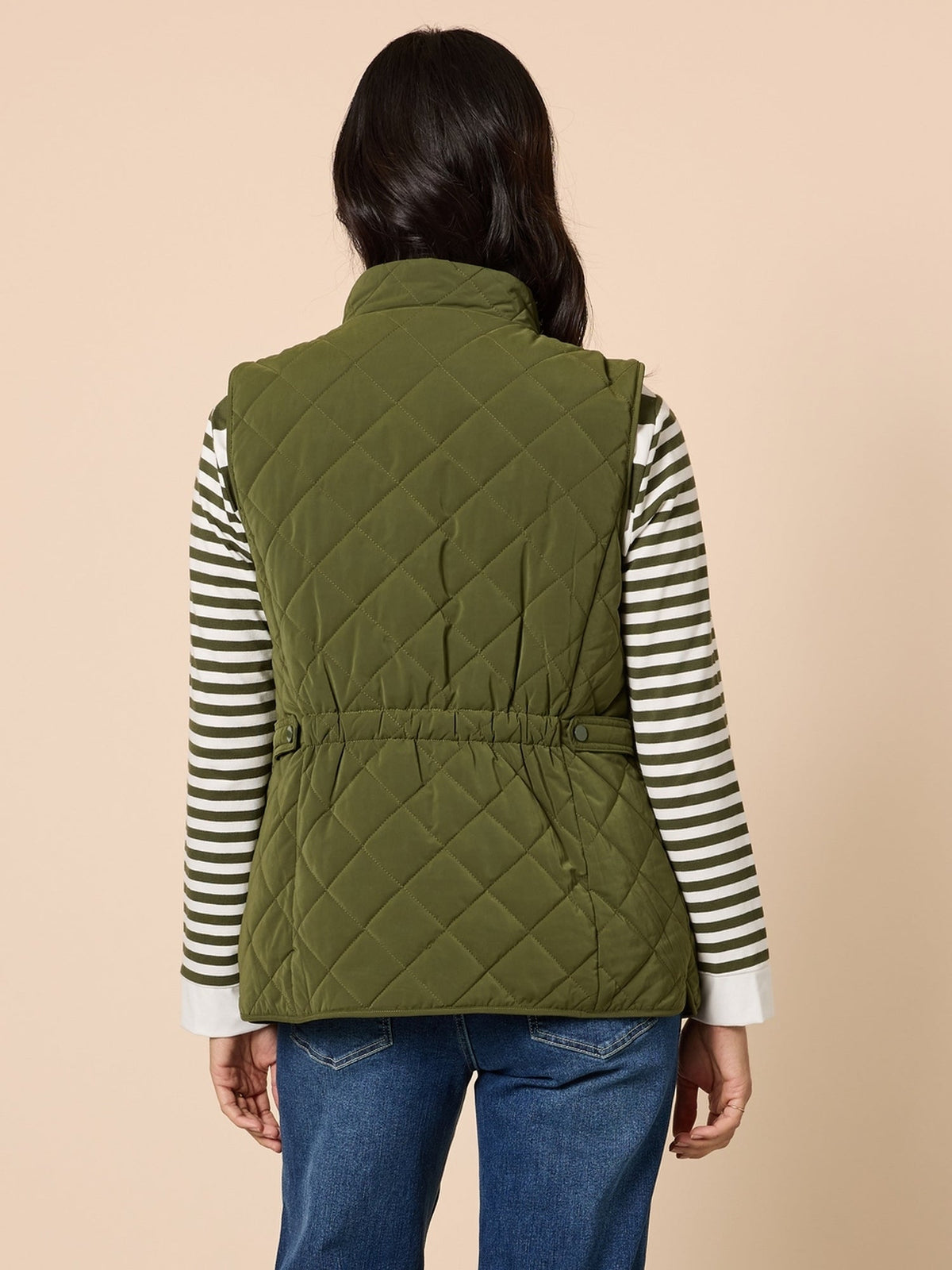 Gordon Smith Hampton Quilted Vest (Khaki)