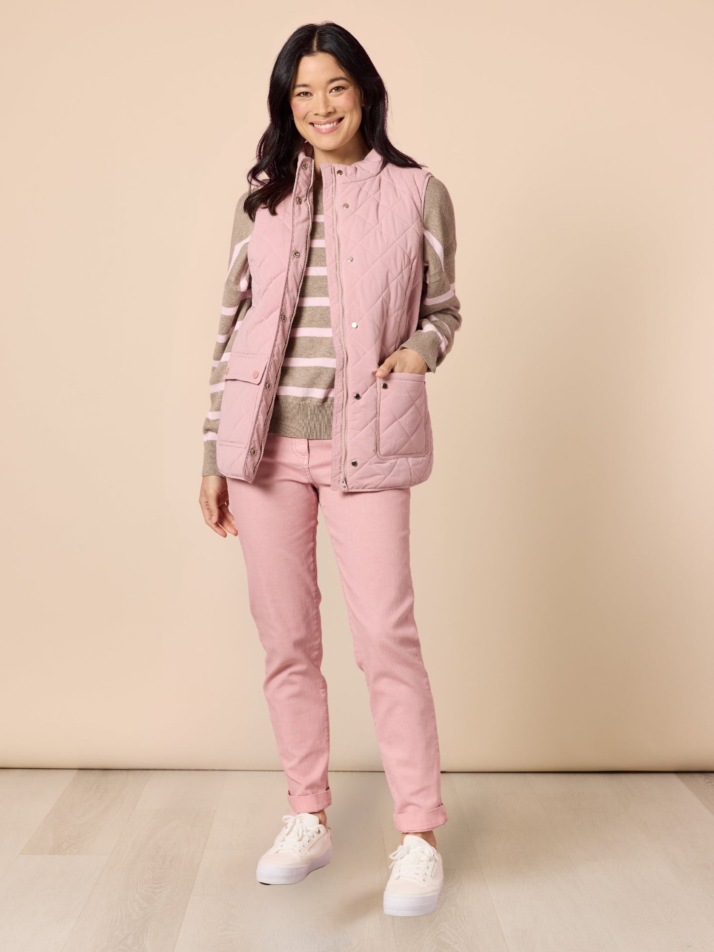Gordon Smith Hampton Quilted Vest (Blush)