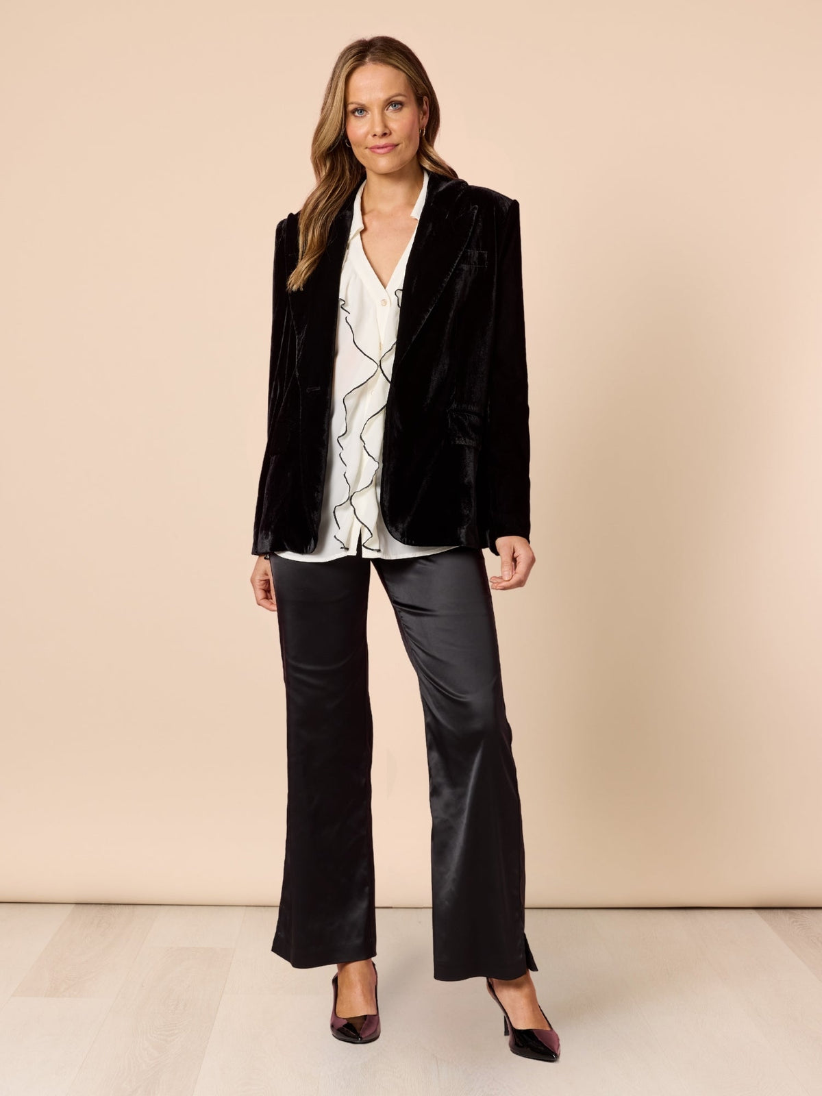Hammock & Vine Palazzo Jacket (Black)